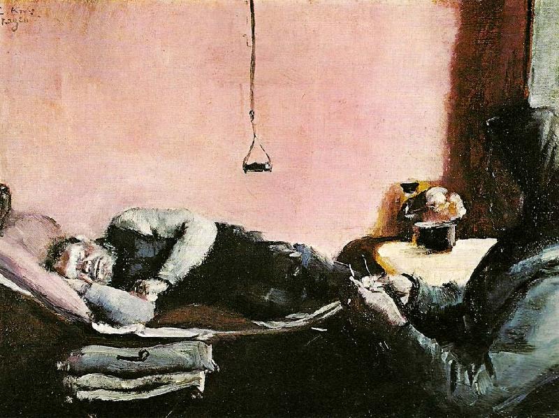 Christian Krohg niels gaihedes middagslur oil painting image